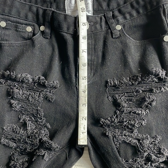 ONE Teaspoon Yard Birds Mid Rise Distressed Skinny Jeans Size 27 - Picture 8 of 9